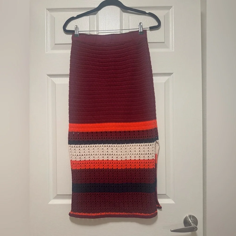 Free People Far from Here Crochet Midi Skirt - Picture 10 of 16
